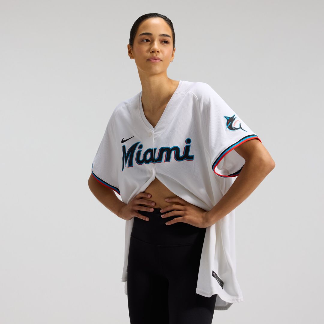 Miami Marlins Sandy Alcantara Nike Women's Home Limited Jersey - White