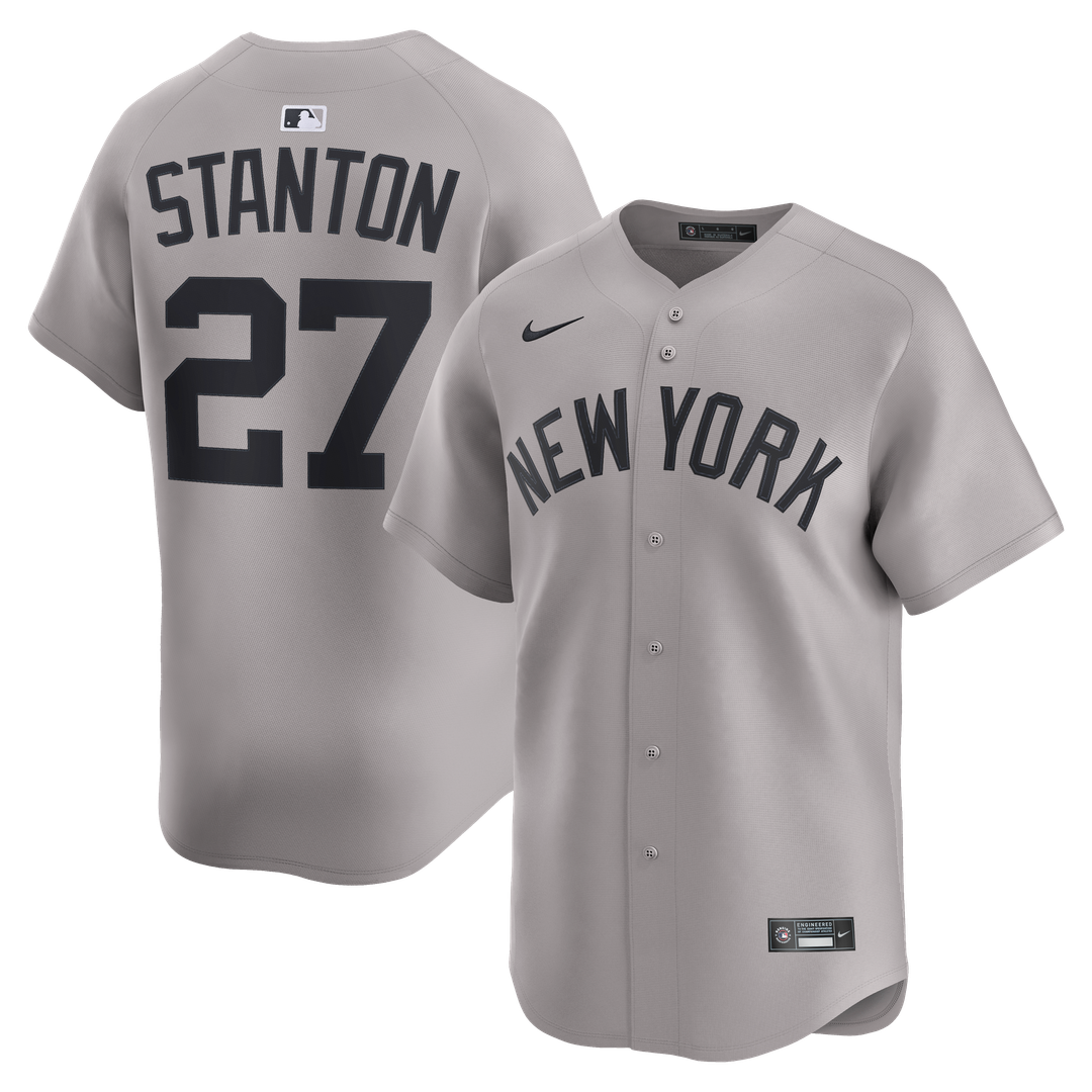 New York Yankees Giancarlo Stanton Nike Home Limited Jersey - White