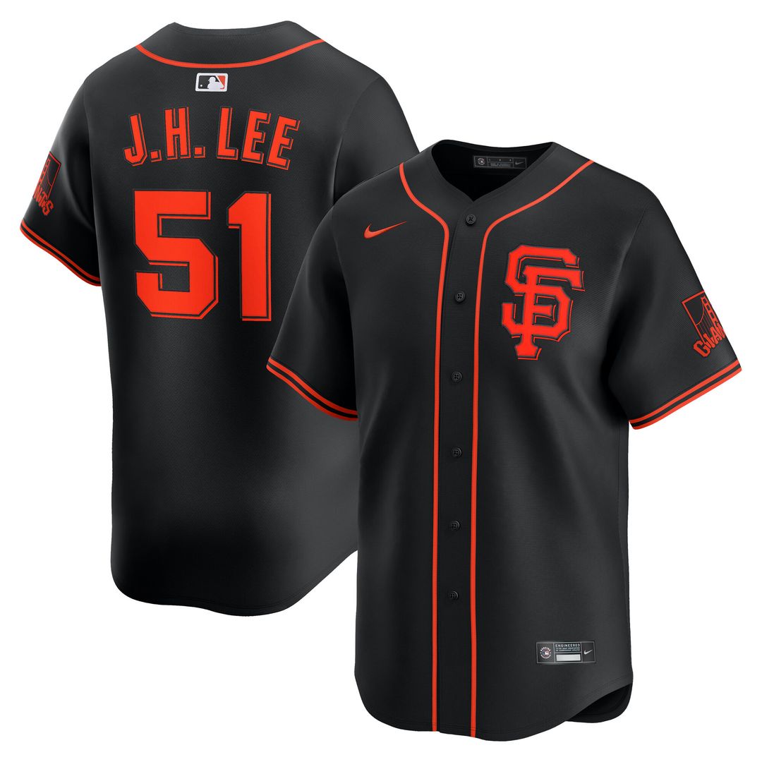 San Francisco Giants Jung Hoo Lee Nike Alternate Limited Jersey - Black