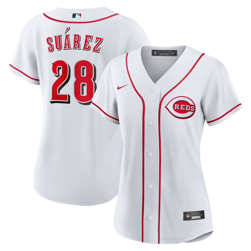 Cincinnati Reds Eugenio Suárez Nike Women's Home Replica Jersey - White