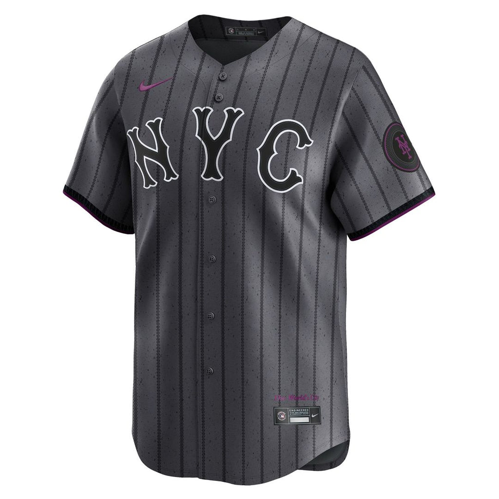New York Mets Juan Soto Nike City Connect Limited Jersey - Gray