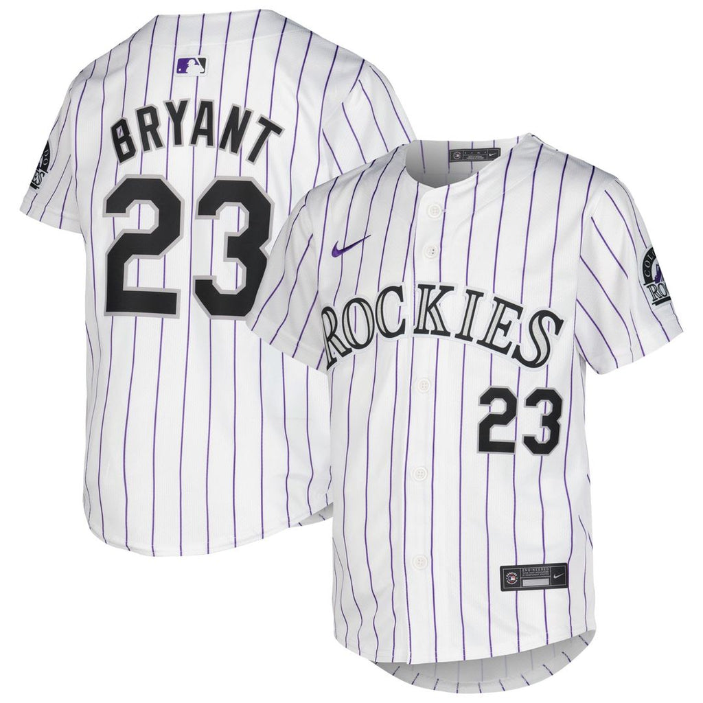 Colorado Rockies Kris Bryant Nike Youth Alternate Limited Jersey - Purple
