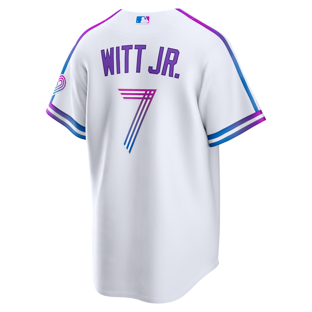 Kansas City Royals Bobby Witt Jr. Nike 2026 City Connect Stadium Jersey - White