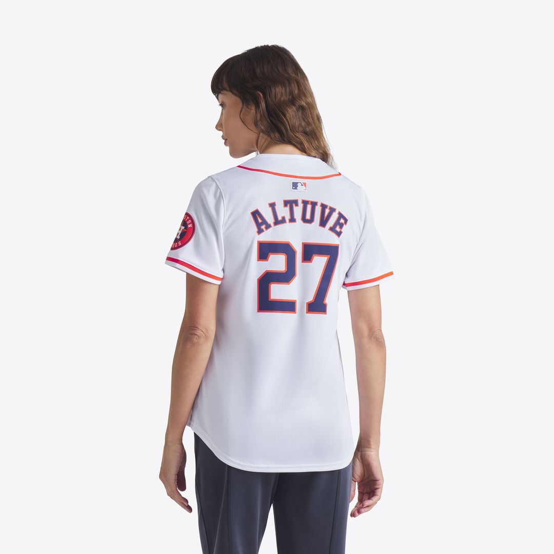 Houston Astros Jose Altuve Nike Women's Home Limited Jersey - White