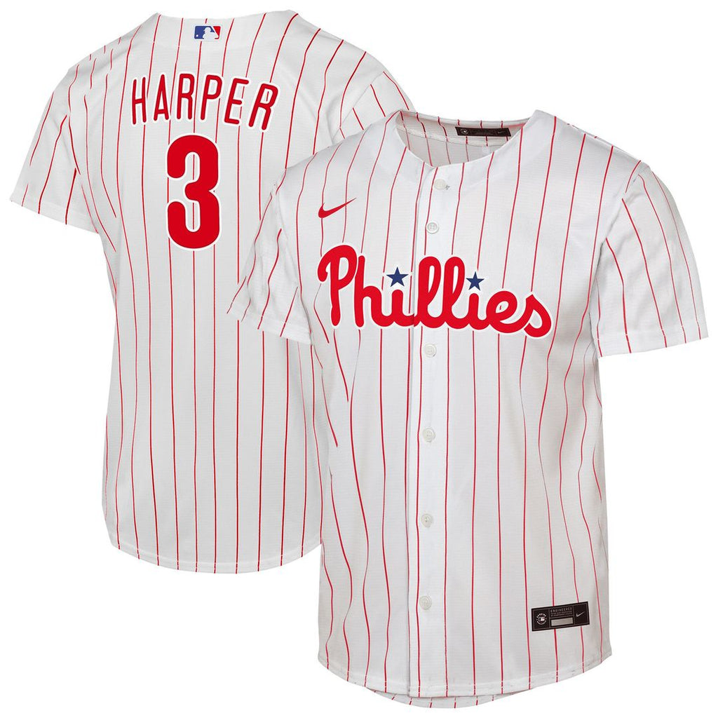 Philadelphia Phillies Bryce Harper Nike Youth Home Replica Jersey - White
