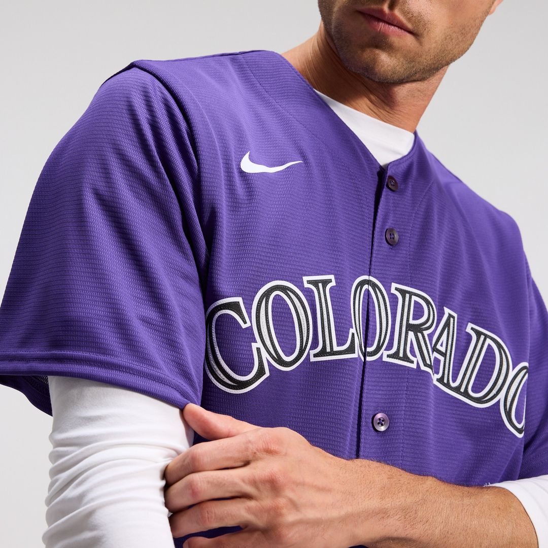 Colorado Rockies Nike Alternate Replica Team Jersey - Purple