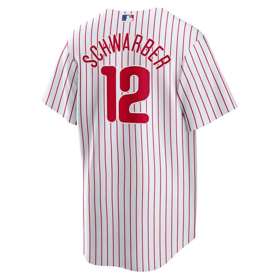 Philadelphia Phillies Kyle Schwarber Nike Replica Jersey - White