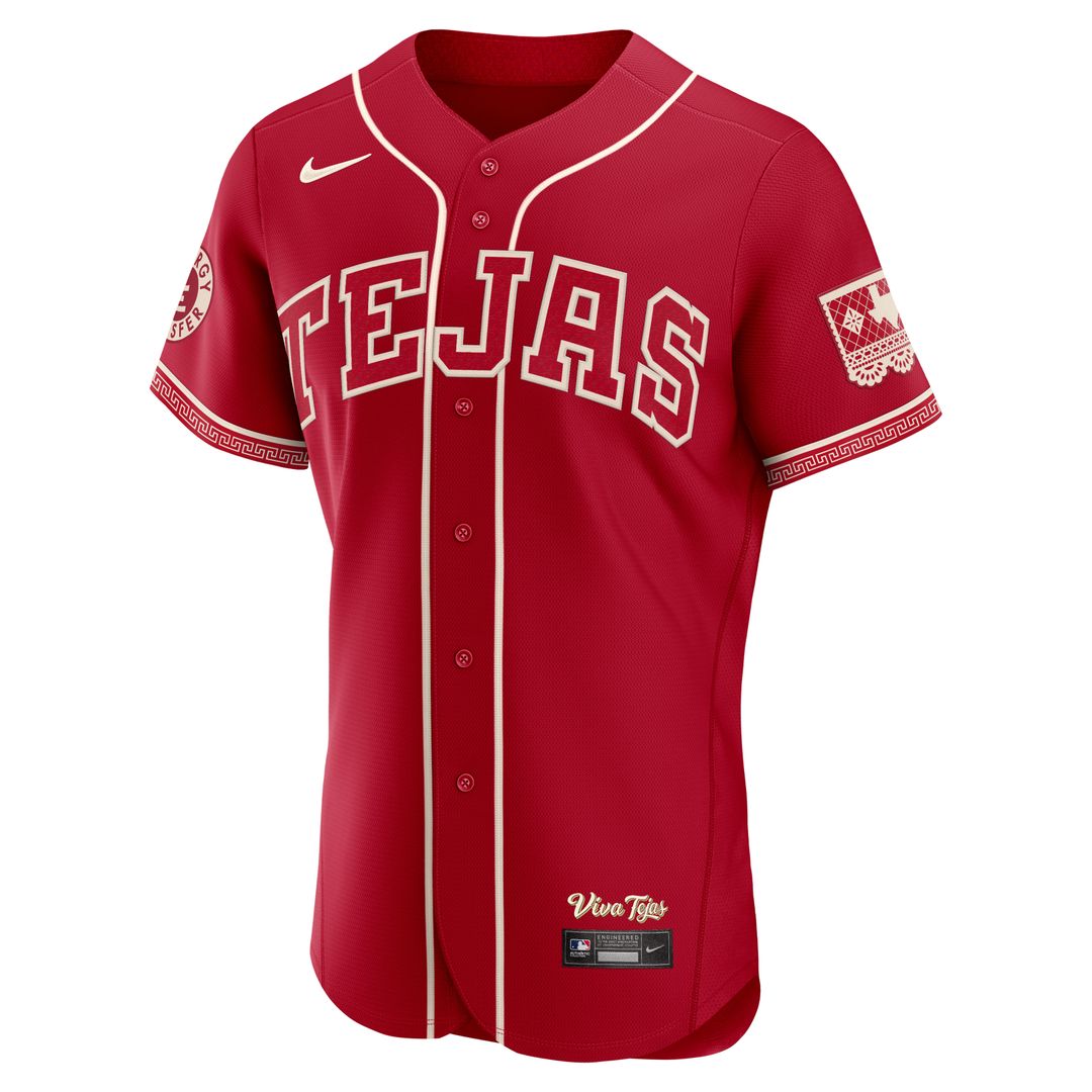 Texas Rangers Corey Seager Nike 2026 City Connect Authentic Sponsor Patch Jersey - Red