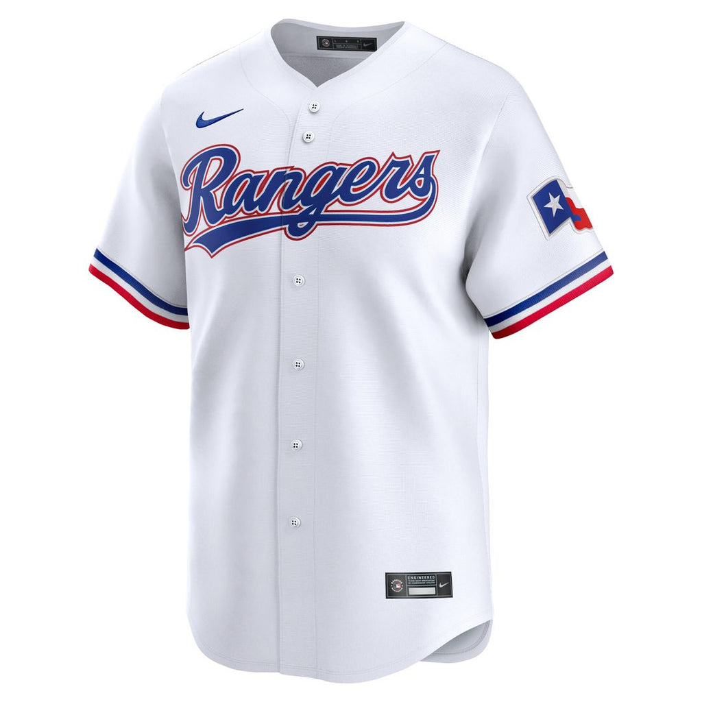 Texas Rangers Josh Jung Nike Home Limited Jersey - White