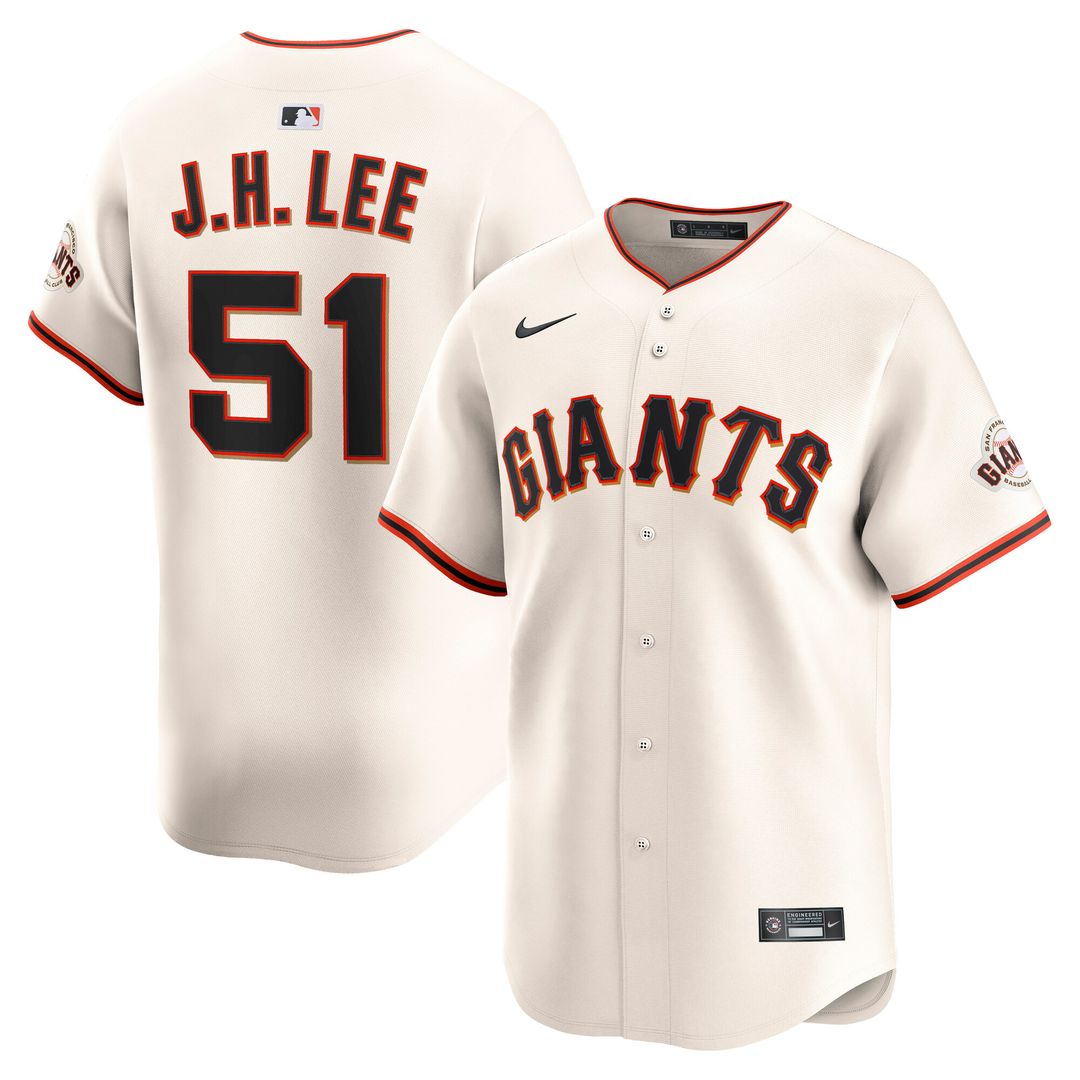 San Francisco Giants Jung Hoo Lee Nike Home Limited Jersey - Cream