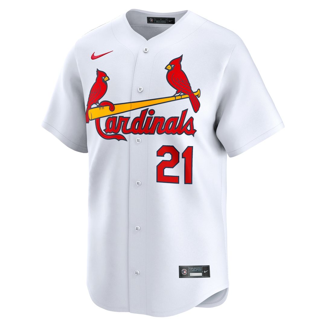 St. Louis Cardinals Lars Nootbaar Nike Home Limited Jersey - White