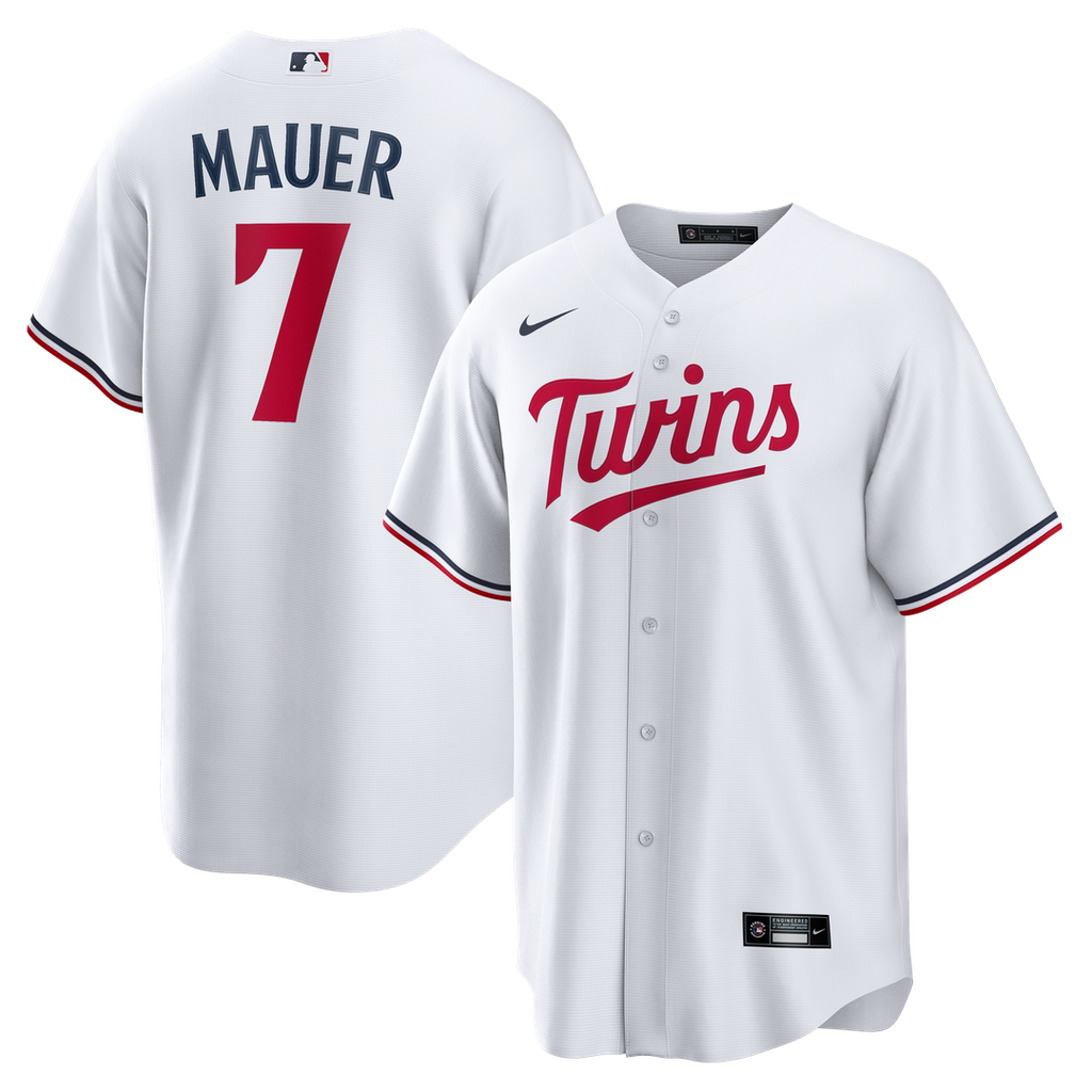 Minnesota Twins Joe Mauer Nike Home Retired Replica Jersey - White