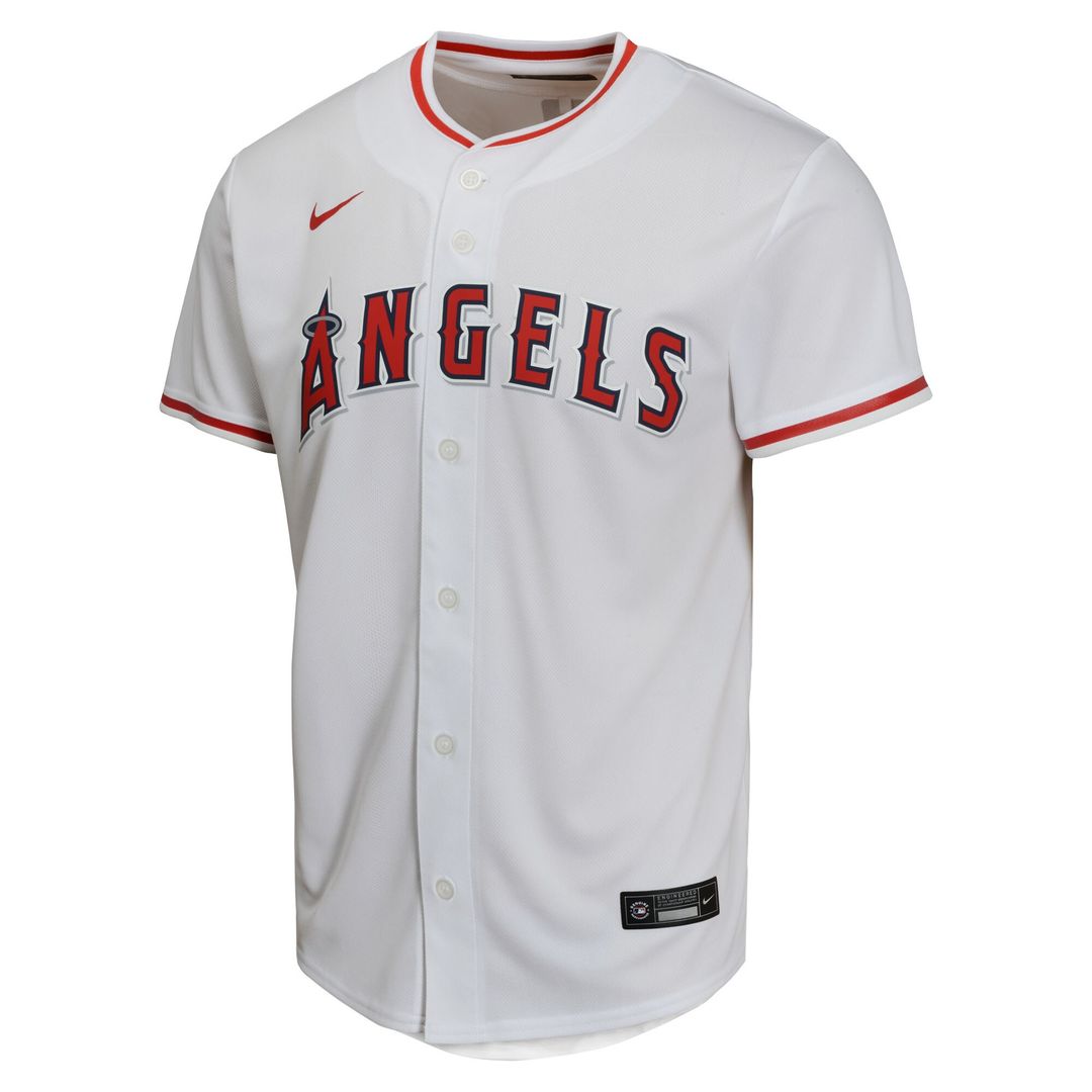Los Angeles Angels Yusei Kikuchi Nike Youth Home Game Jersey - White