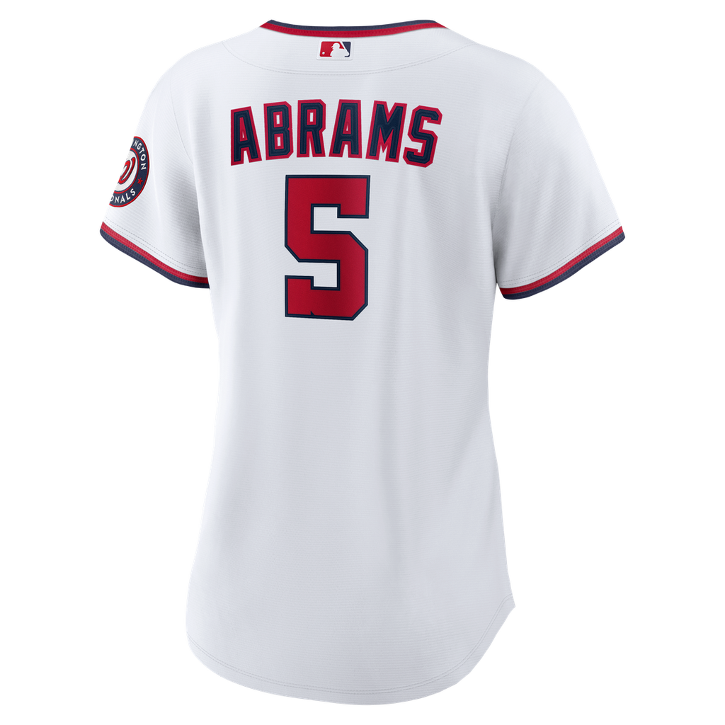 Washington Nationals CJ Abrams Nike Women's Home Replica Jersey - White