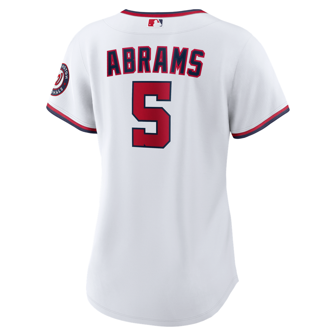 Washington Nationals CJ Abrams Nike Women's Home Replica Jersey - White