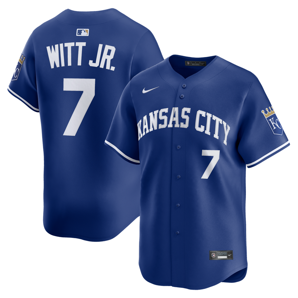 Kansas City Royals Bobby Witt Jr. Nike Alternate 2 Limited Jersey - Royal