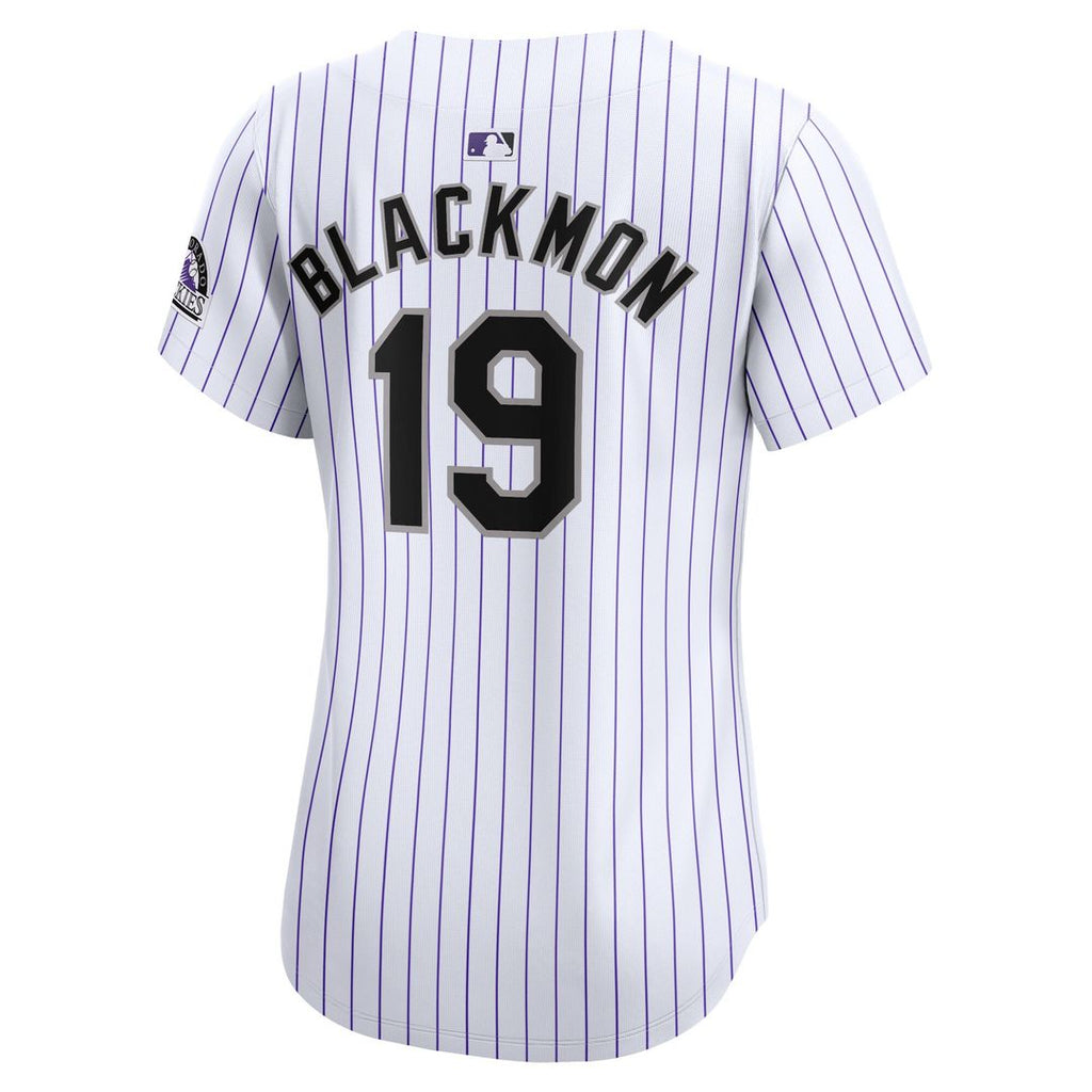 Colorado Rockies Charlie Blackmon Nike Women's Home Limited Jersey - White