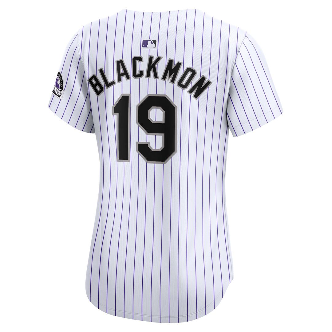 Colorado Rockies Charlie Blackmon Nike Women's Home Limited Jersey - White
