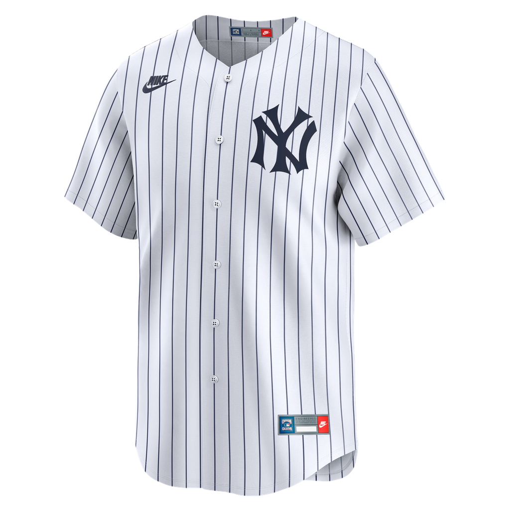 New York Yankees Babe Ruth Nike Throwback Cooperstown Limited Jersey - White
