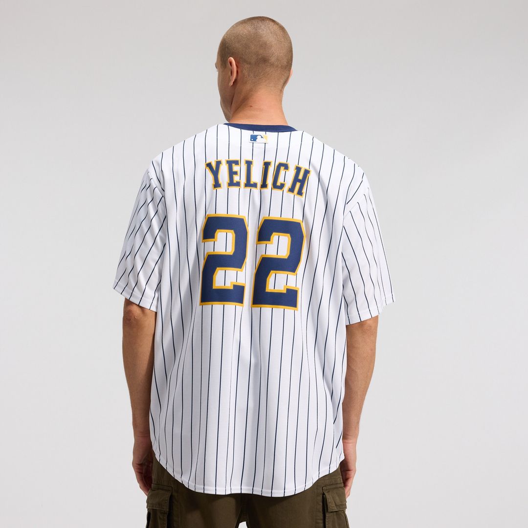 Milwaukee Brewers Christian Yelich Nike Alternate Replica Jersey - White
