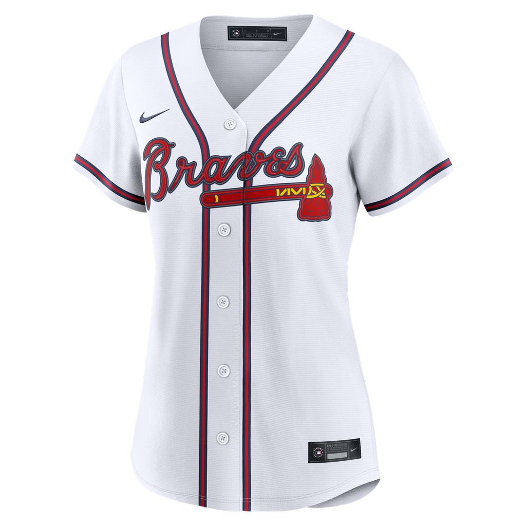Atlanta Braves Grant Holmes Nike Women's Home Replica Jersey - White