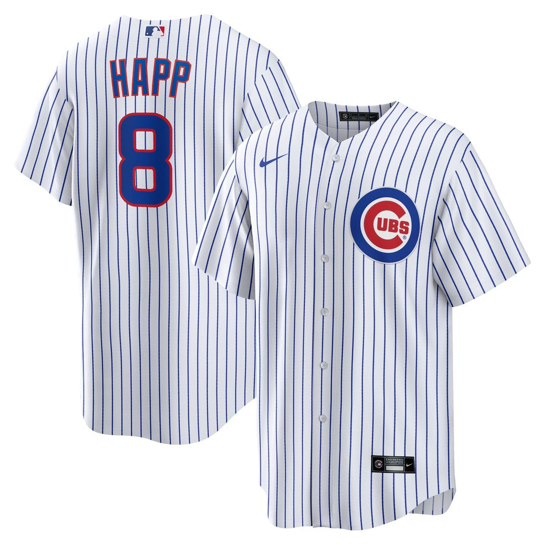 Chicago Cubs Ian Happ Nike Home Replica Jersey - White
