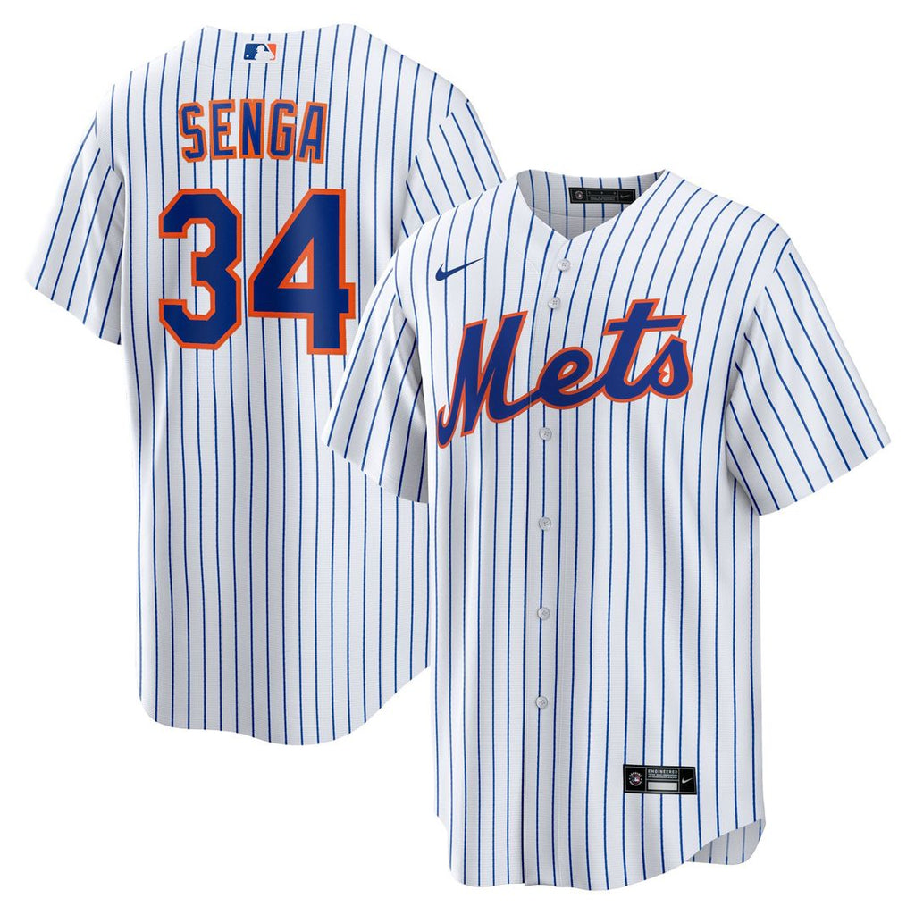 New York Mets Kodai Senga Nike Home Replica Jersey - White/Royal