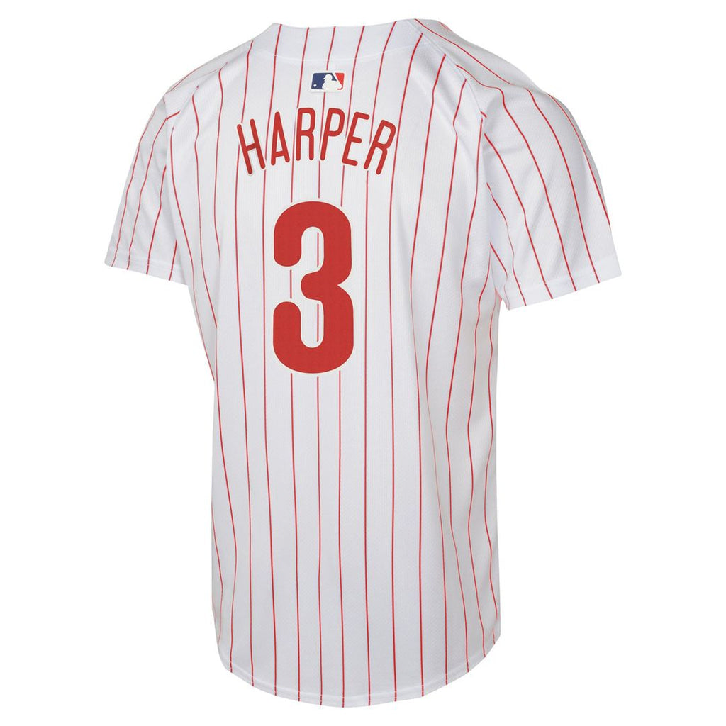 Philadelphia Phillies Bryce Harper Nike Youth Home Game Jersey - White