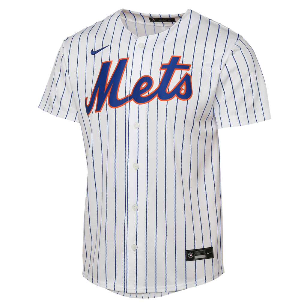 New York Mets Bo Bichette Nike Youth Home Baseline Jersey - White
