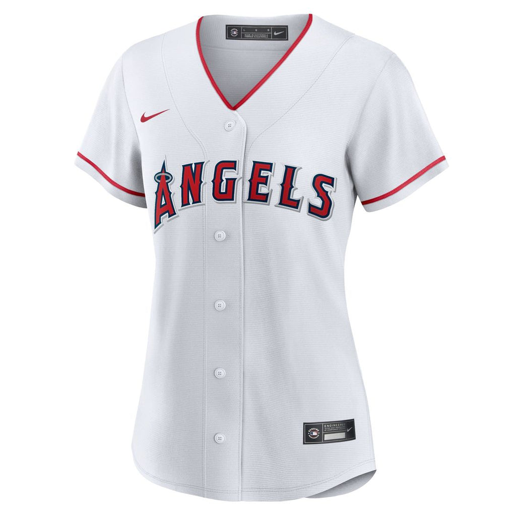 Los Angeles Angels Mike Trout Nike Women's Home Replica Jersey - White