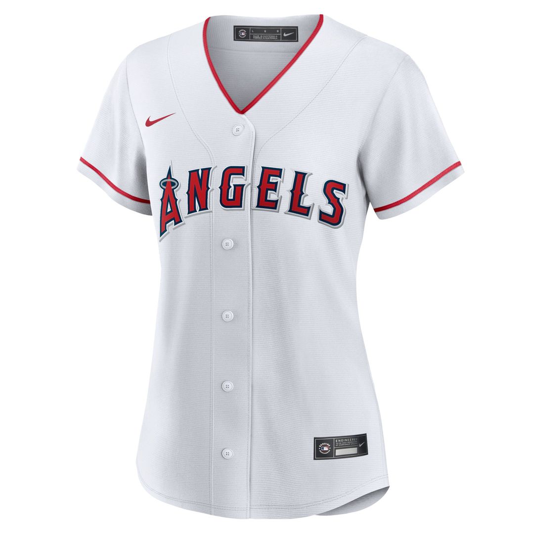 Los Angeles Angels Mike Trout Nike Women's Home Replica Jersey - White