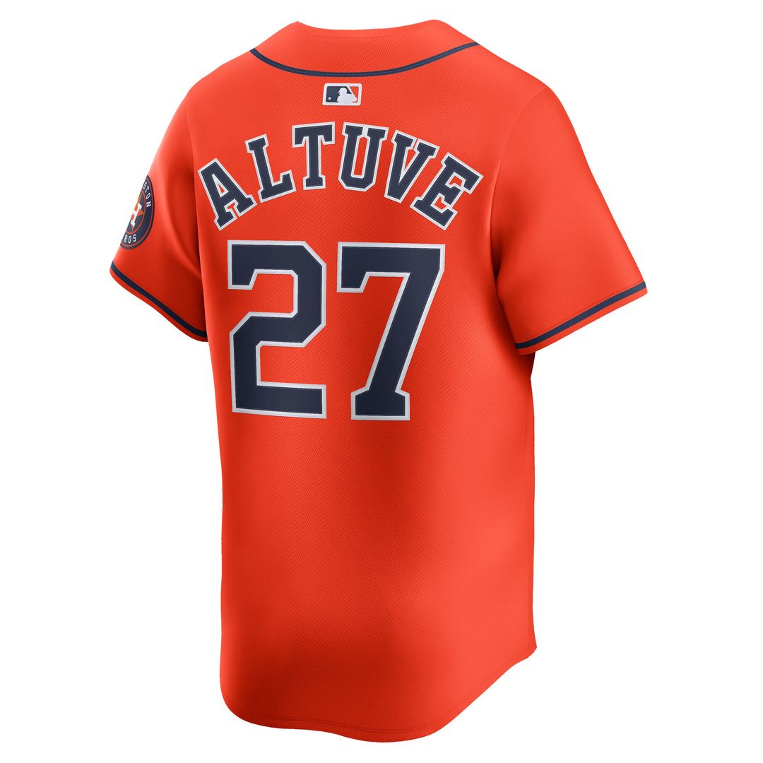Houston Astros Jose Altuve Nike Home Limited Jersey - White