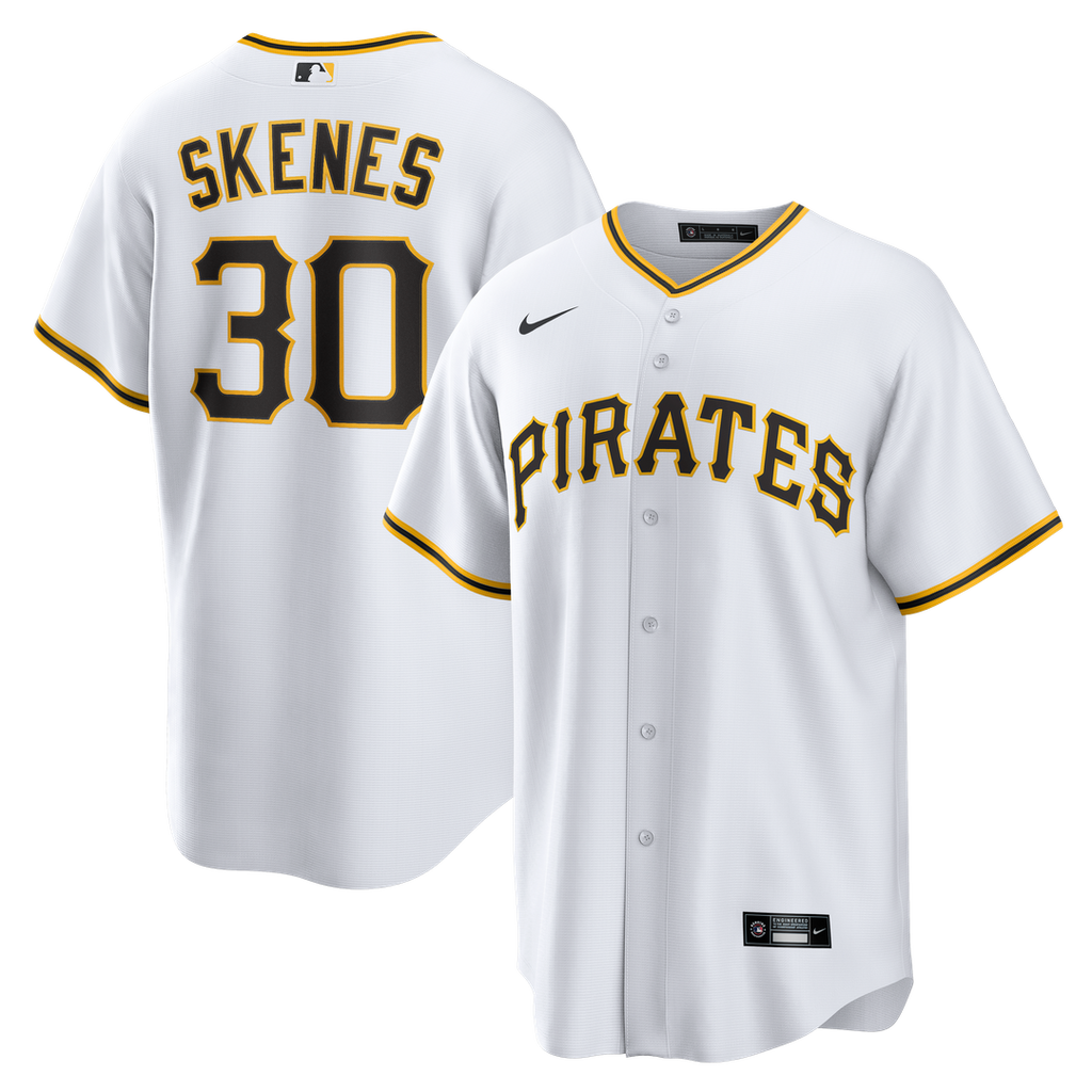 Pittsburgh Pirates Paul Skenes Nike Home Replica Jersey - White