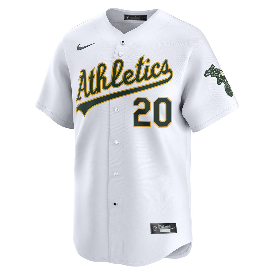 Athletics Zack Gelof Nike Home Limited Jersey - White