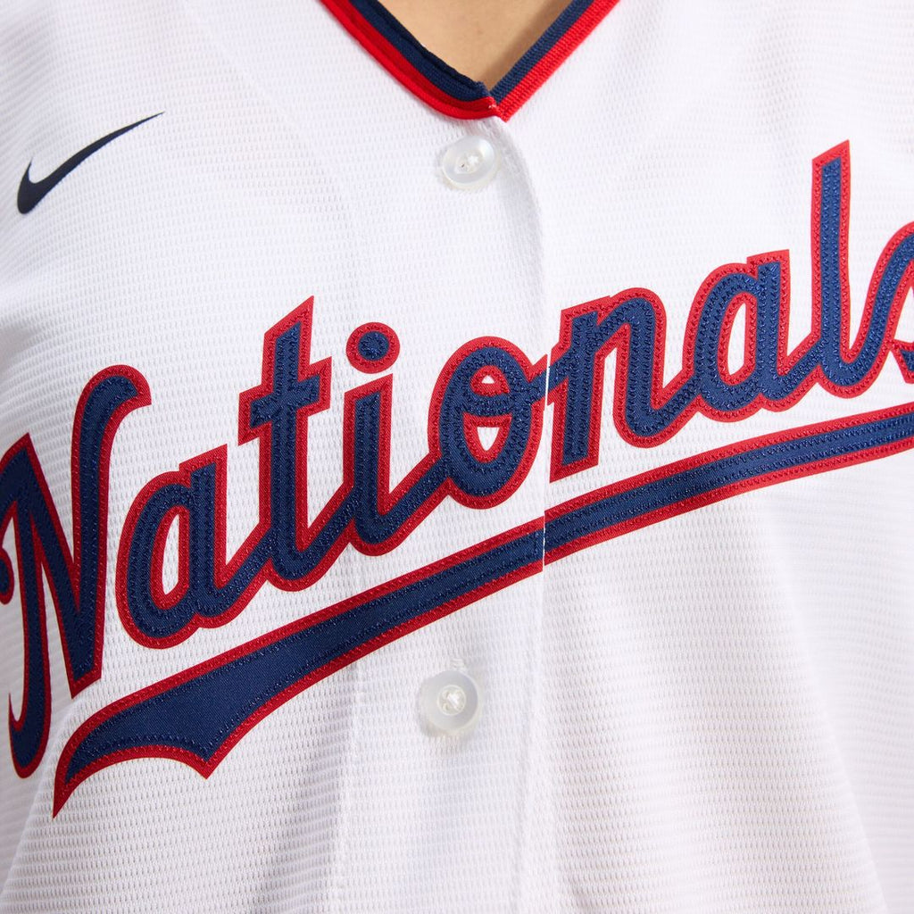 Washington Nationals CJ Abrams Nike Women's Home Replica Jersey - White