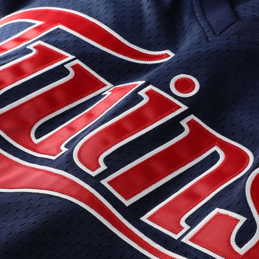 Minnesota Twins David Ortiz Mitchell & Ness 2002 Cooperstown Mesh Batting Practice Jersey - Navy
