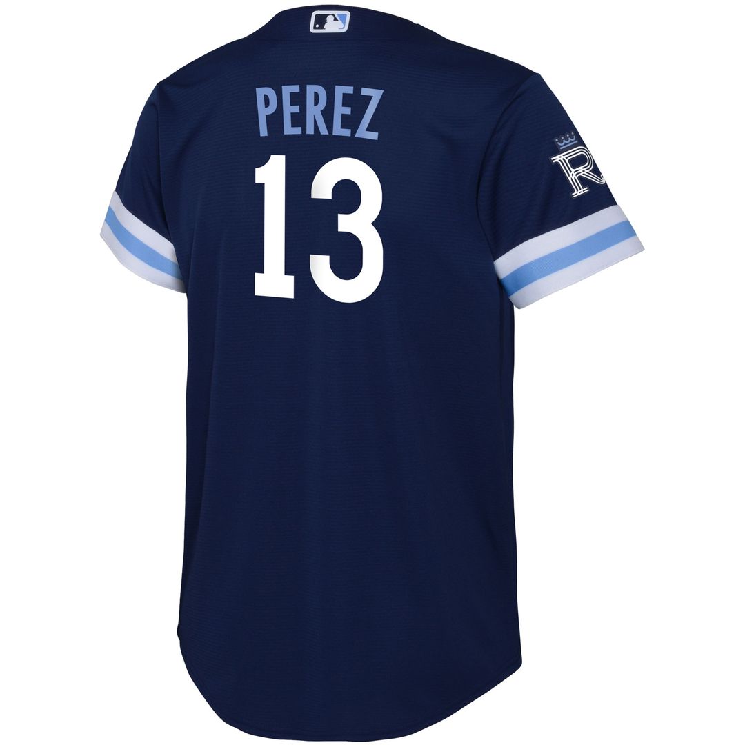 Kansas City Royals Salvador Perez Nike Toddler City Connect Replica Jersey - Navy