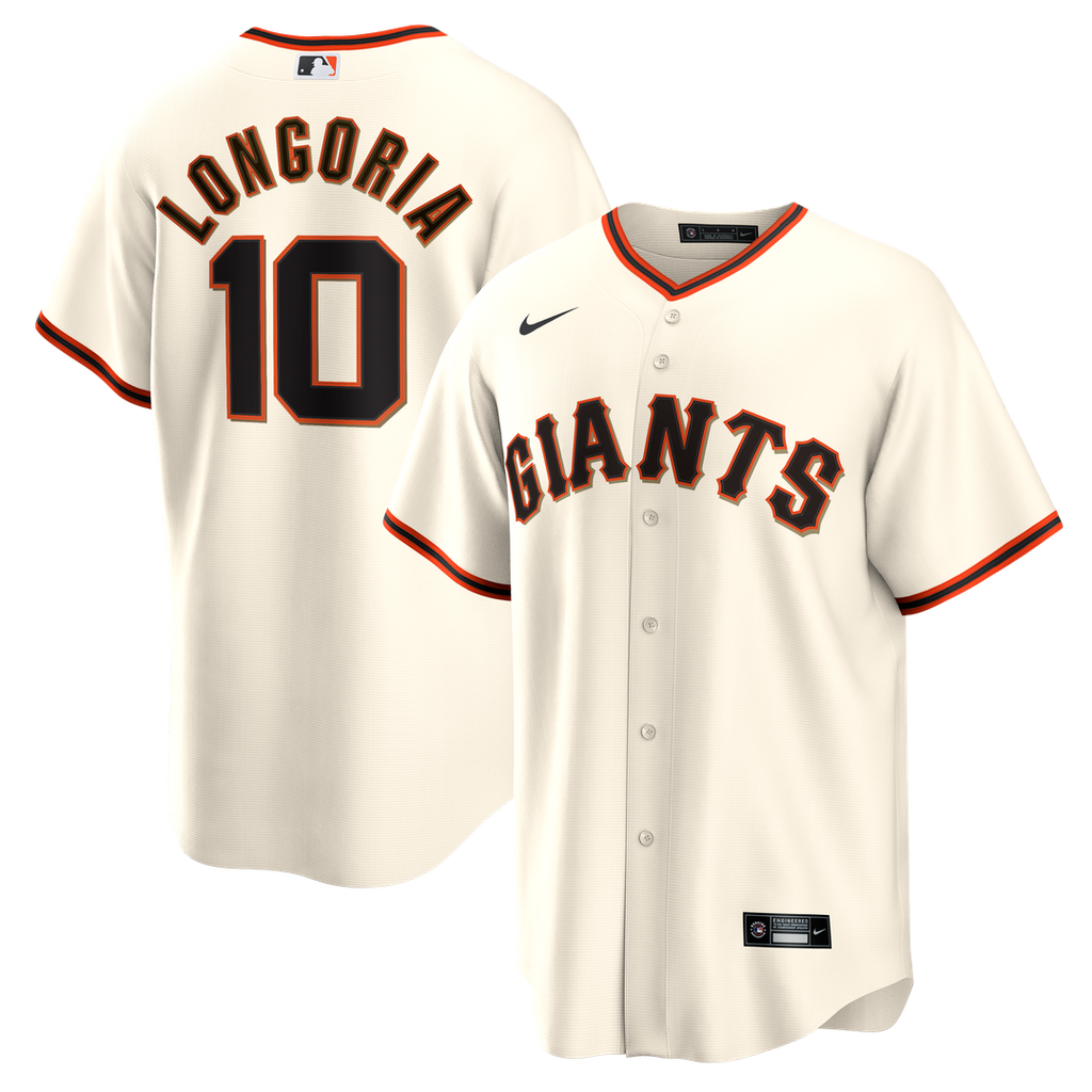 San Francisco Giants Evan Longoria Nike Home Retired Replica Jersey - Cream