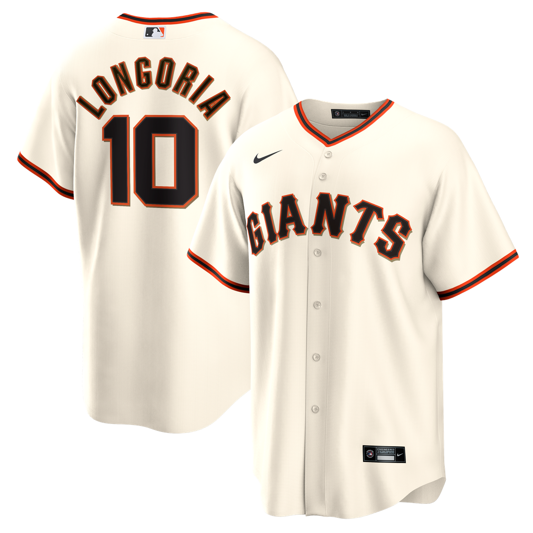 San Francisco Giants Evan Longoria Nike Home Retired Replica Jersey - Cream