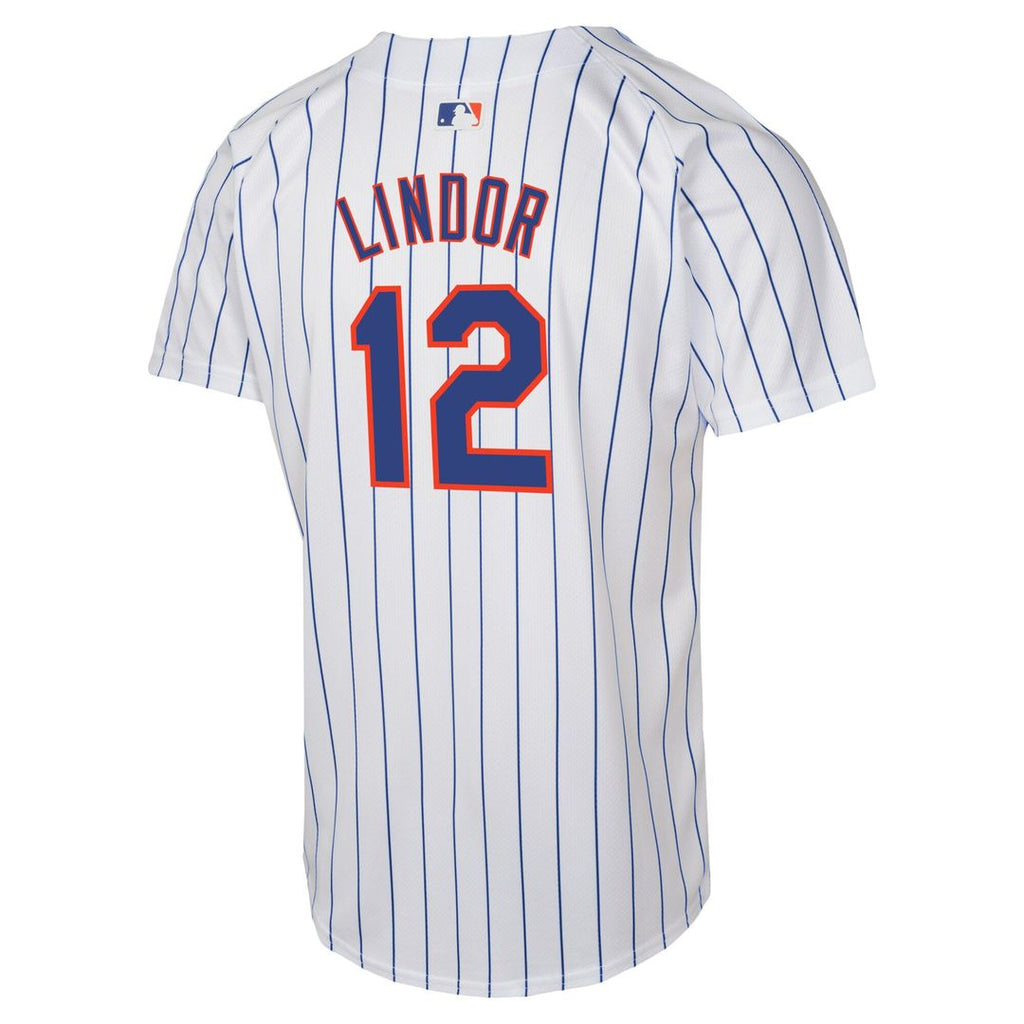 New York Mets Francisco Lindor Nike Youth Home Game Jersey - White
