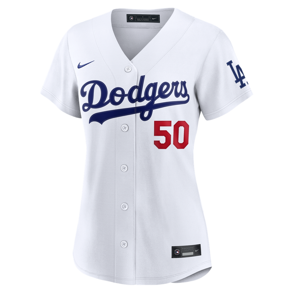 Los Angeles Dodgers Mookie Betts Nike Women's Home Stadium Jersey - White