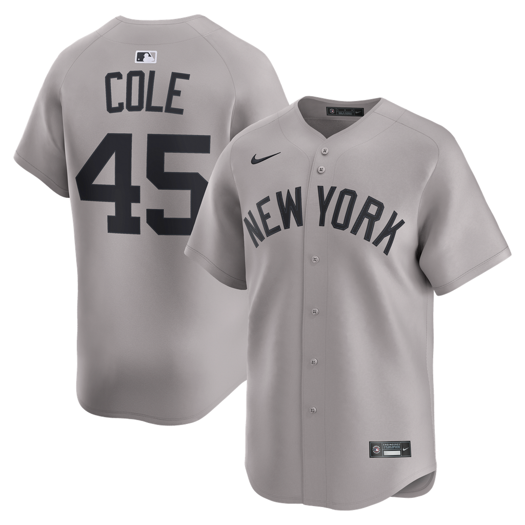New York Yankees Gerrit Cole Nike Home Limited Jersey - White