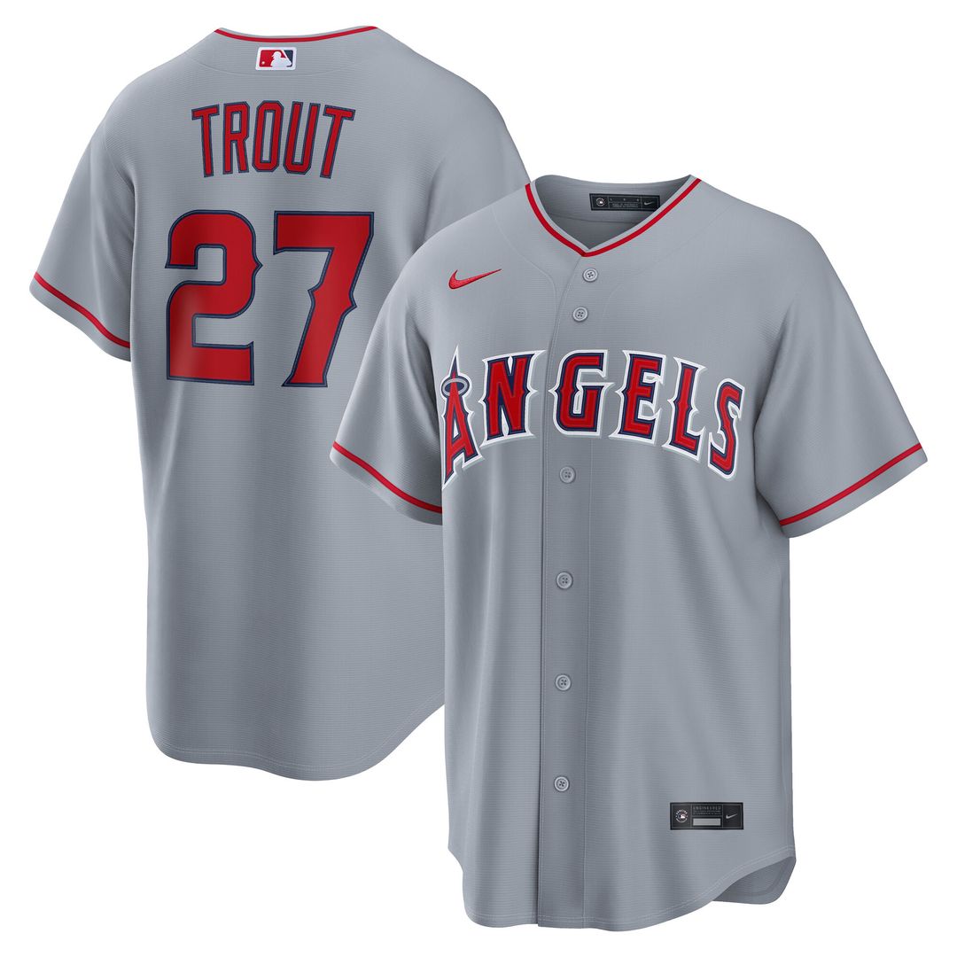 Los Angeles Angels Mike Trout Nike Alternate Replica Jersey - Red