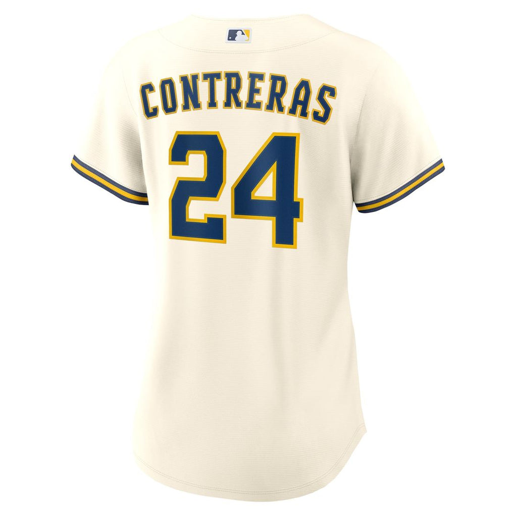 Milwaukee Brewers William Contreras Nike Women's Home Replica Jersey - Cream