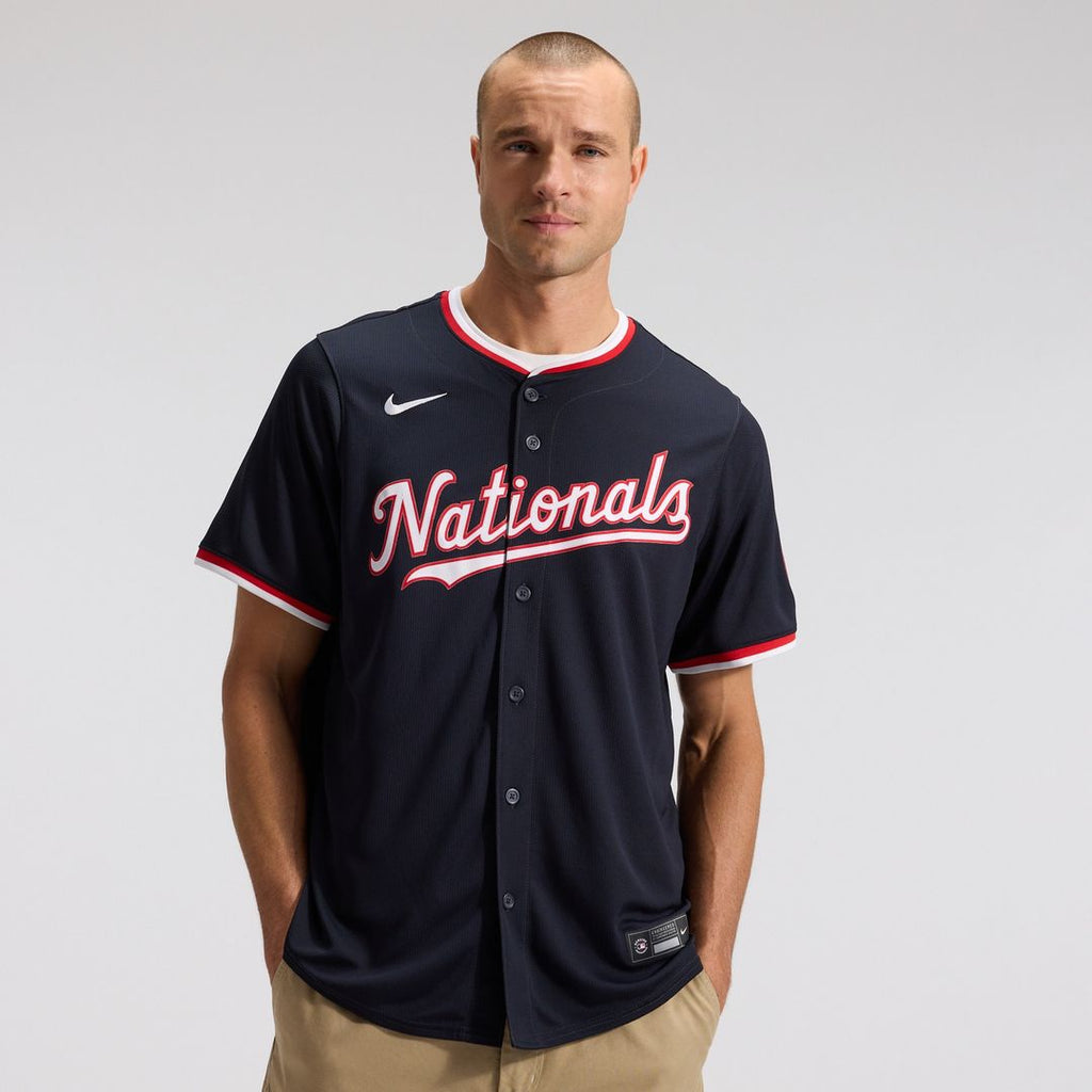 Washington Nationals James Wood Nike Alternate Limited Jersey - Navy