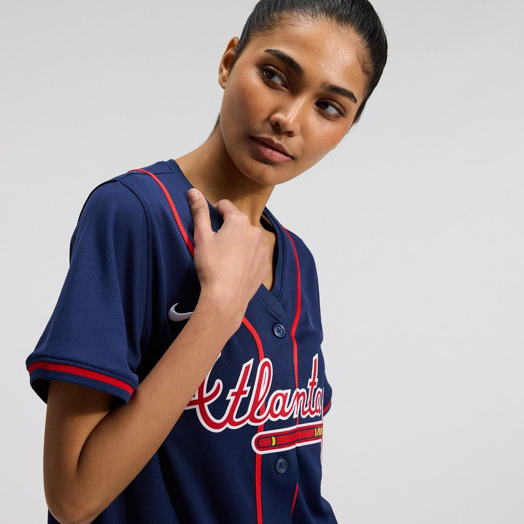 Atlanta Braves Ronald Acuña Jr. Nike Women's Alternate Limited Jersey - Navy