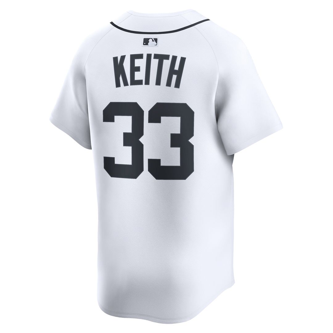Detroit Tigers Colt Keith Nike Home Limited Jersey - White