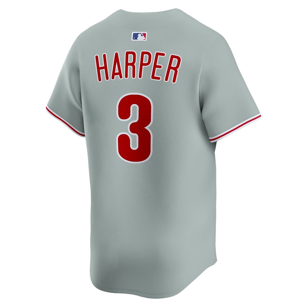 Philadelphia Phillies Bryce Harper Nike Home Limited Jersey - White