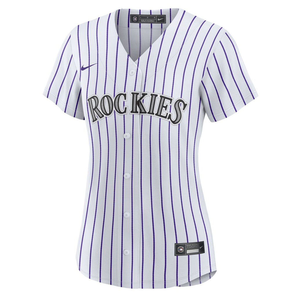 Colorado Rockies Charlie Blackmon Nike Women's Home Replica Jersey - White
