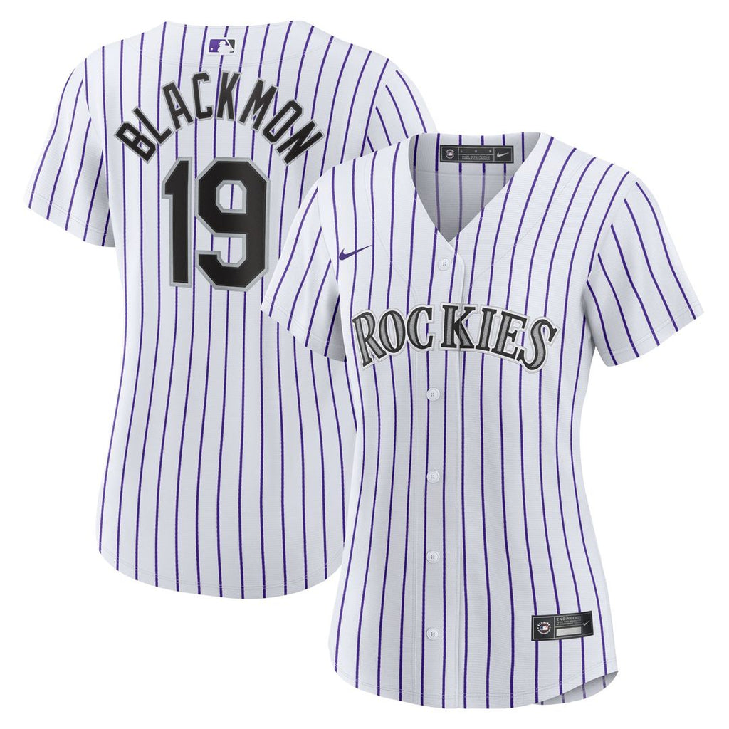 Colorado Rockies Charlie Blackmon Nike Women's Home Replica Jersey - White